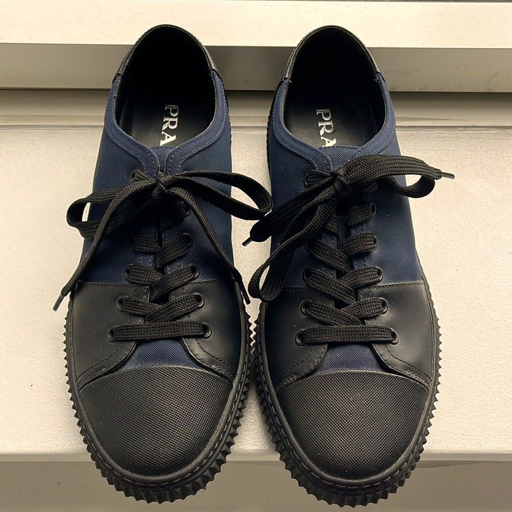 Prada Sneakers - Navy and Black - Like New!